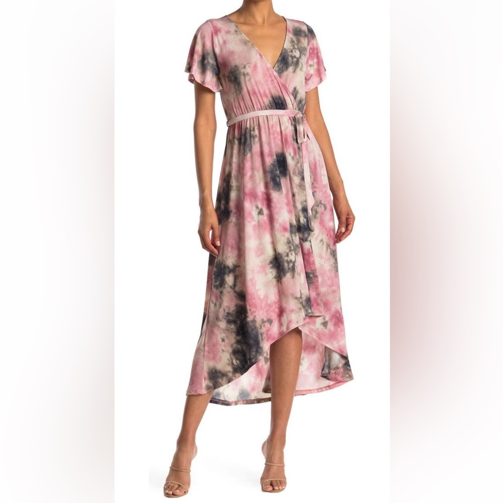 Pink Tie dye dress